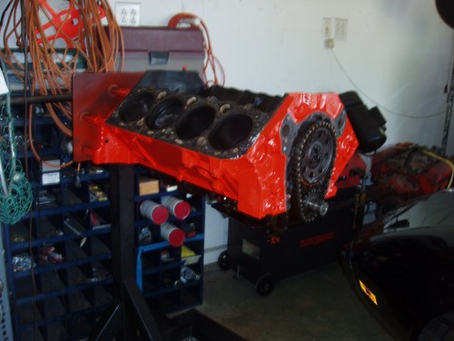 1976 Corvette radiator removed